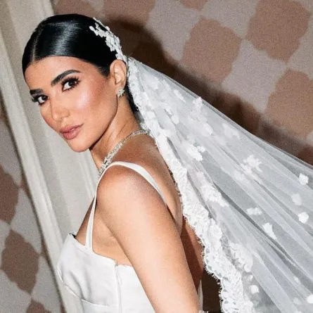 ريم سامي في حفل زفافها - الصورة من حسابها على إنستغرام