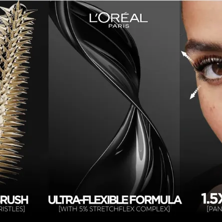 ماسكرا بانوراما فوليوم من لوريال باريس.. الحل الأمثل لرموش طويلة وجريئة تمنحك إطلالة دراماتيكية