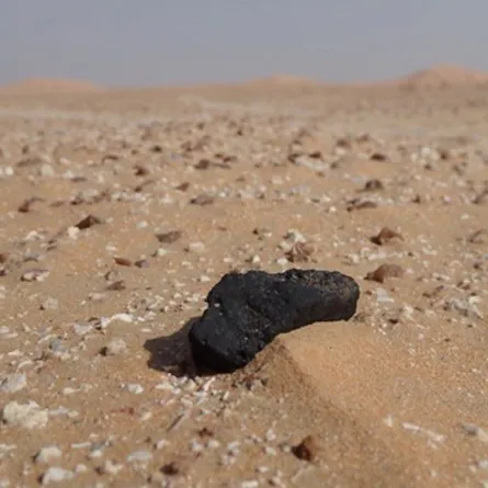 نيزك رجاء. الصورة من وكالة الأنباء العمانية