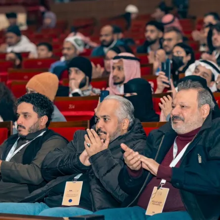 جانب من الحضور- الصورة من المركز الاعلامي لمهرجان الرياض للمسرح