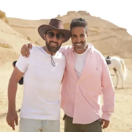 تسريب كواليس تصوير فيلم أحمد وأحمد بطولة السقا وفهمي