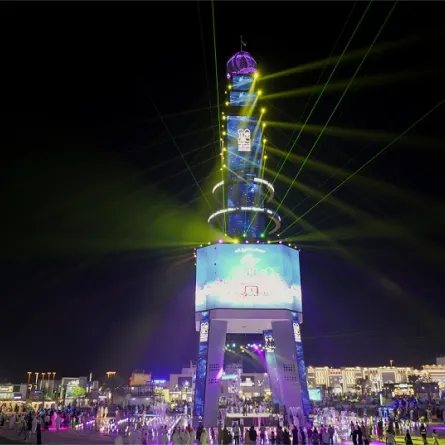 احتفالات مهرجان الشيخ زايد ليلة رأس السنة 2025 - الصورة من موقع مهرجان الشيخ زايد