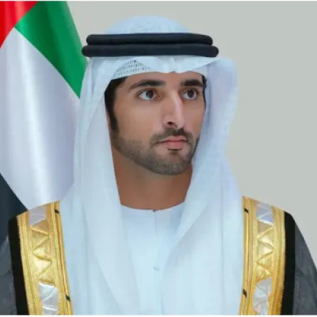 الشيخ حمدان بن محمد الصورة من المكتب الإعلامي لحكومة دبي