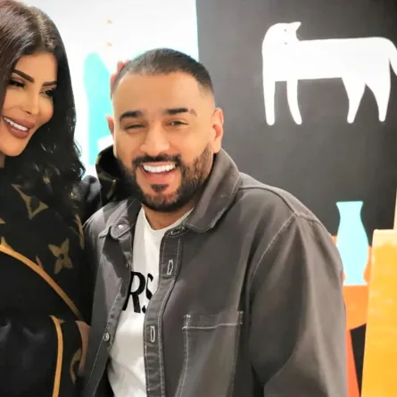 شهاب جوهر وإلهام الفضالة- الصورة من حسابه على الانستغرام