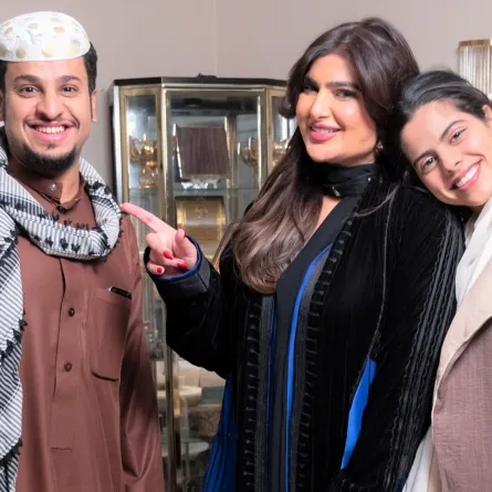 فيصل العيسى وأميرة محمد وطرفة الشريف- الصورة من حساب شباب البومب على الانستغرام