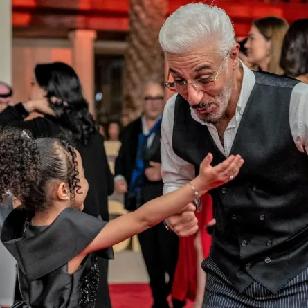 عبد المحسن النمر ونورسين- الصورة من حسابه على الانستغرام