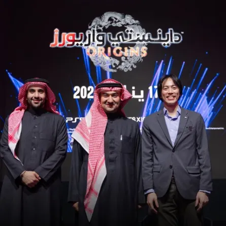 حضور منتج السلسلة السيد ماساتومو أوبا وفريق تطوير لعبة داينستي واريورز: ORIGINS إلى جانب الجهات الإعلامية ونخبة من المؤثرين وصناع المحتوى في مجال الألعاب