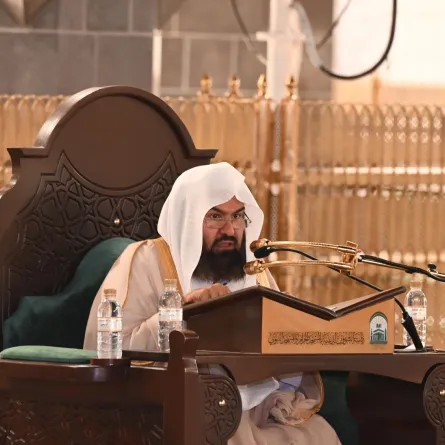 إطلاق شعار وهوية الرئاسة المقترحة "حرمين" رسالة دينية لتعكس الانتماءات الوسطية - الصورة من حساب رئاسة الشؤون الدينية على إكس