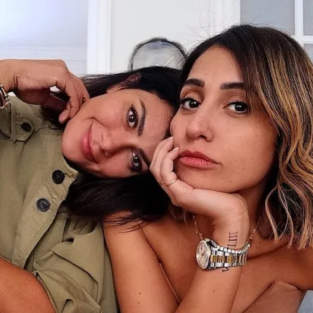 صبا مبارك ودينا الشربيني- الصورة من حساب صبا مبارك على إنستغرام