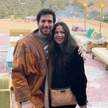 حسن الرداد وايمي سمير غانم- الصورة من حسابه على إنستغرام