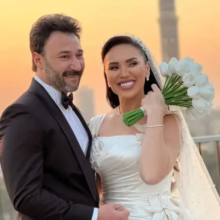 صور حفل زفاف مي فاروق ومحمد العمروسي - الصورة من حساب مي فاروق على انستغرام