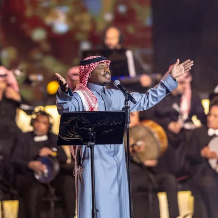 راشد الفارس -الصورة من  المركز الاعلامي لروتانا موسيقى