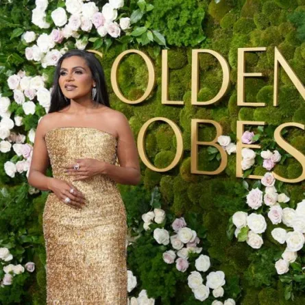 ماندي كايلينغ Mandy Kyling في حفل غولدن غلوب 2025- (مصدر الصورة John Nacion/GG2025/Penske Media via Getty Images)