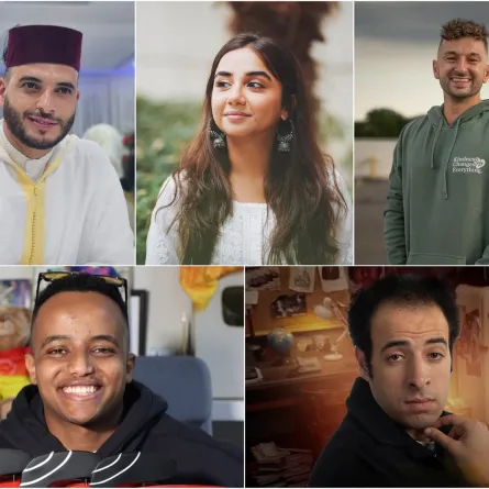 لجنة تحكيم جائزة قمة المليار متابع - الصورة من صفحاتهم على منصات التواصل الاجتماعي