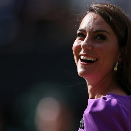 كيت ميدلتون في نادي All England Lawn Tennis and Croquet في ويمبلدون، جنوب غرب لندن - مصدر الصورة: HENRY NICHOLLS / AFP