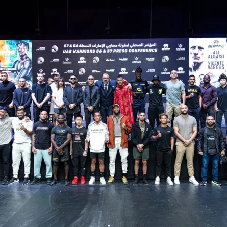 منافسات  محاربي الإمارات للفنون القتالية - الصورة من وام