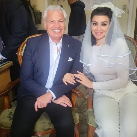 أروى جودة وزوجها - الصورة من حسابها على إنستغرام