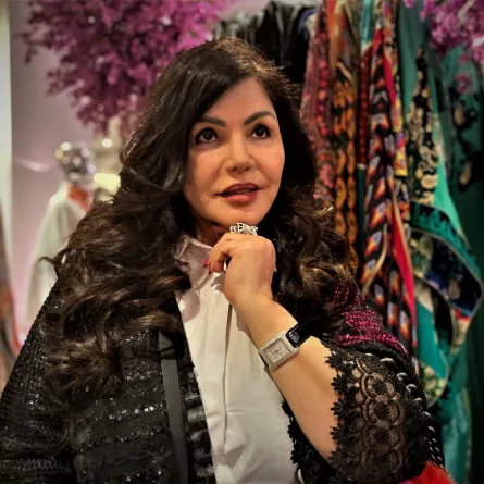 المصصمة البحرينية كبرى القصير 