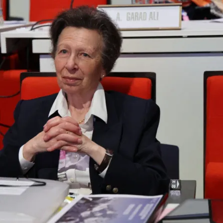 الأميرة آن في باريس (Princess Anne in Paris). مصدر الصورة: Ludovic MARIN / AFP