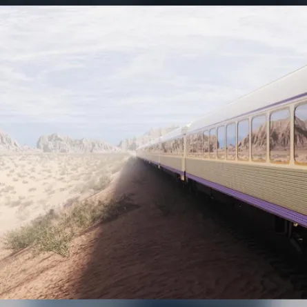 قطار حلم الصحراء الصورة من واس