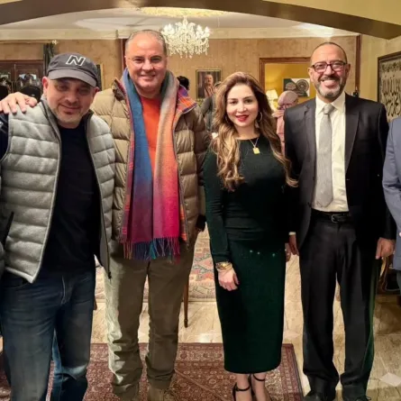 فريق مسلسل قلبي ومفتاحه- الصورة من حساب أشرف عبد الباقي على إنستغرام