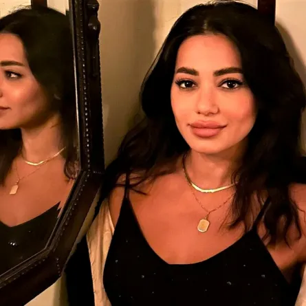 رحمة رياض- الصورة من  حسابها على الانستغرام