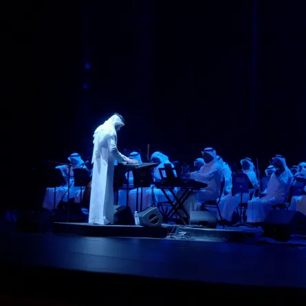 روائع الأوركسترا السعودية.. إبداع فني يبهر الحضور في مركز الملك فهد الثقافي بالرياض - الصورة من عدسة هيئة الموسيقى لإحدى حفلات الأوركسترا