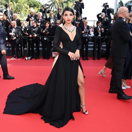 سلمى أبو ضيف في مهرجان كان السينمائي (مصدر الصورة Pascal Le Segretain/Getty Images)