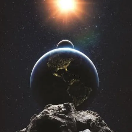 تحذير من ناسا: كويكب يصطدم بالأرض في 2032 - الصورة من حساب فلكية جدة على فيسبوك