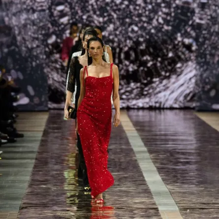 أليساندرا أمبروزيو في عرض مارك كاين Marc Cain - الصورة من Launchmetrics/Spotlight ©