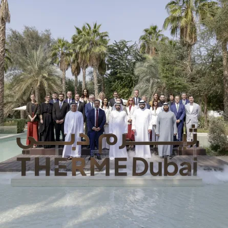 إطلاق مشروع ثيرم دبي. الصورة من مكتب دبي الإعلامي