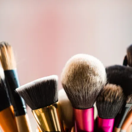 فراشي المكياج من أنواع مختلفة