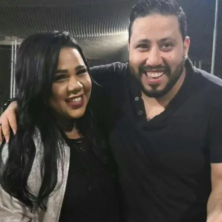 شيماء سيف ومحمد كارتر - الصورة من حساب كارتر على إنستغرام