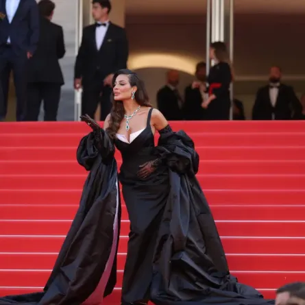 نادين نسيب نجيم في مهرجان كان السينمائي (مصدر الصورة Mike Coppola/Getty Images)