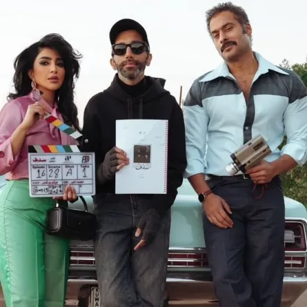 كواليس مسلسل سدف - الصورة من صفحة حسين المهدي على إنستغرام