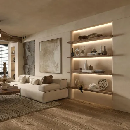 شقة في باريس تتضمن الكثير من اكسسوارات التزيين