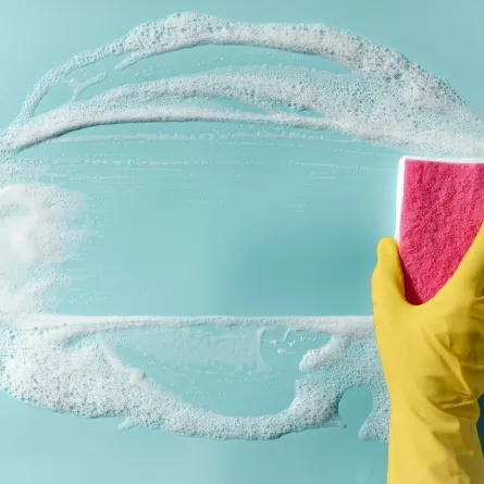 العناية بنظافة الجدران