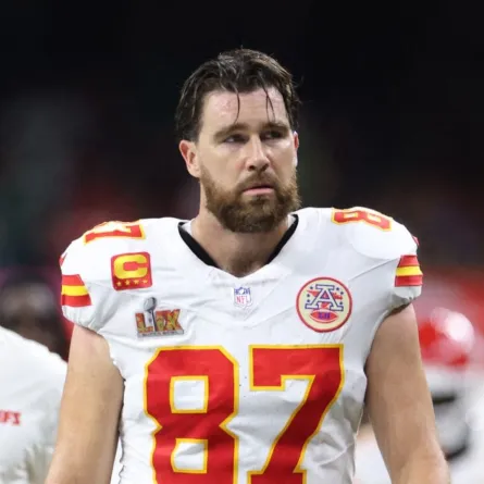ترافيس كيلسي Travis Kelce - مصدر الصورة:  (Photo by JAMIE SQUIRE / GETTY IMAGES NORTH AMERICA / Getty Images via AFP)