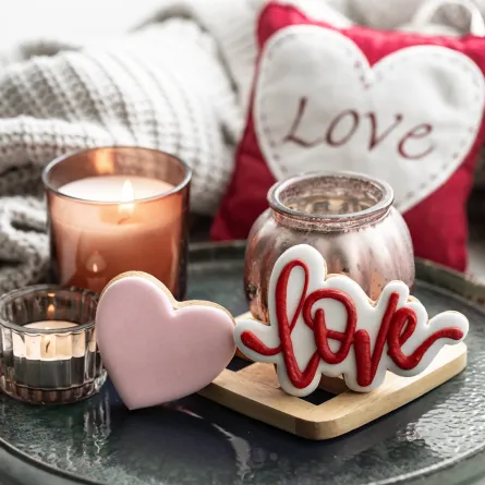 الديكور في يوم الحب