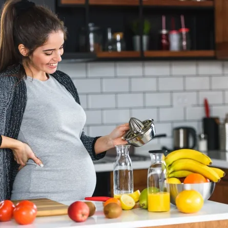 صورة لحامل تعد العصائر الطبيعية