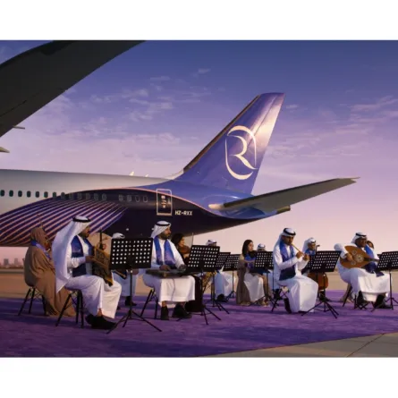 طيران الرياض الصورة من المركز الاعلامي