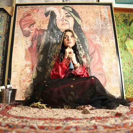 التشكيلية السعودية فاطمة النمر