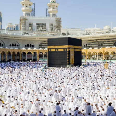 الحرمين الشريفين الصورة من وكالة واس