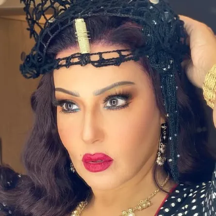 شاهدوا سمية الخشاب بالعباءة والنقاب في كواليس أم 44
