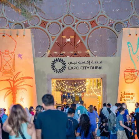 ساحة الوصل في مدينة إكسبو دبي. الصورة من wam