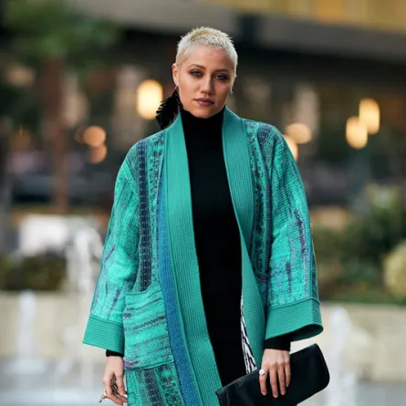 كيمونو بزخارف مميزة - الصورة من Launchmetrics/Spotlight ©