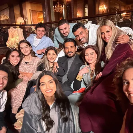 فريق عمل سيد الناس - الصورة من حساب عمرو سعد على انستغرام