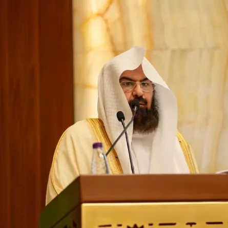 السديس: لا تشغل نفسك بغير القرآن في شعبان ورمضان - الصورة من حساب رئاسة الشؤون الدينية على إكس