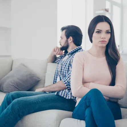 زوجان متخاصمان