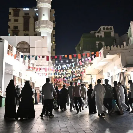 جدة التاريخية تتزين بقدوم شهر رمضان المبارك - الصورة من واس